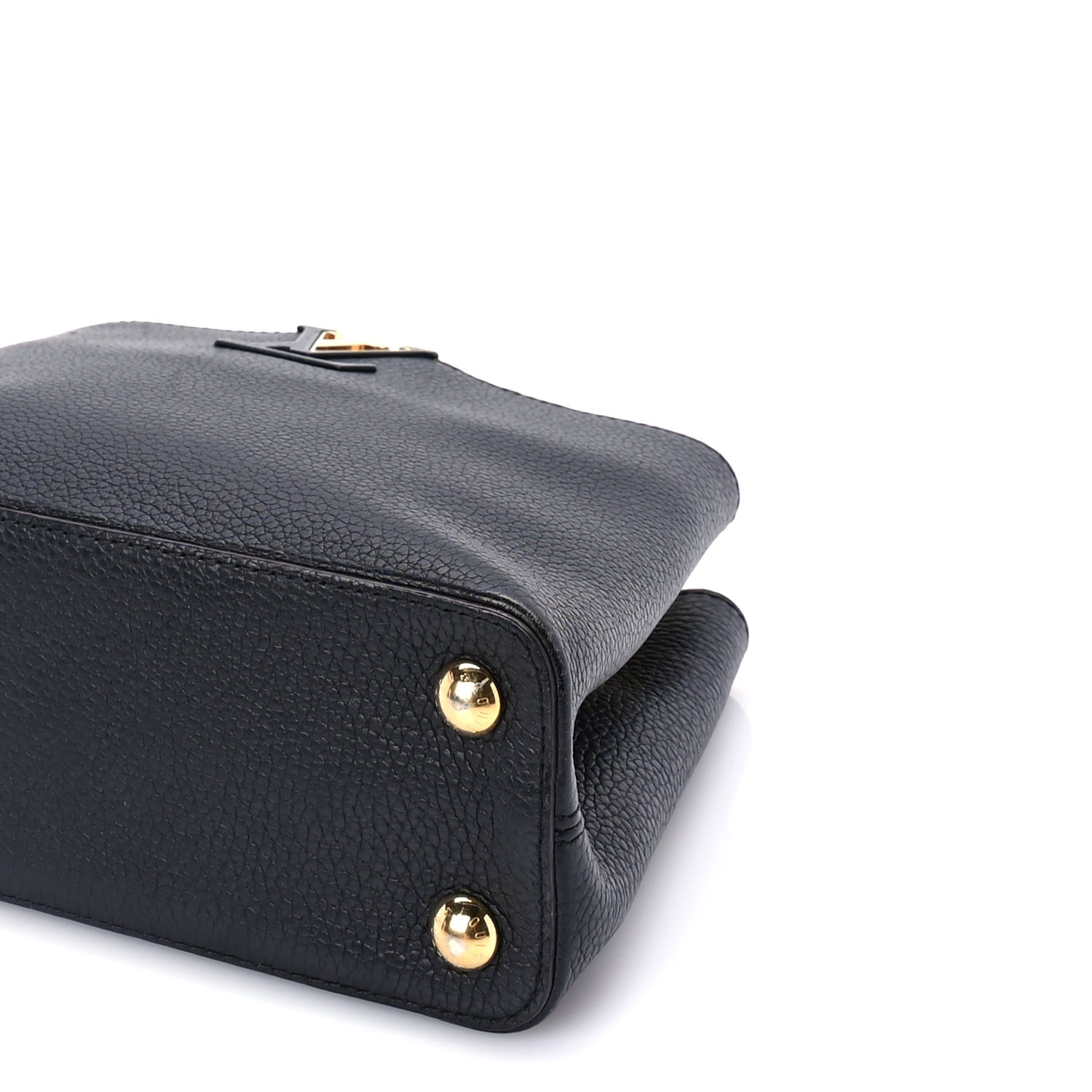 Louis Vuitton Taurillon Capucines BB  Black