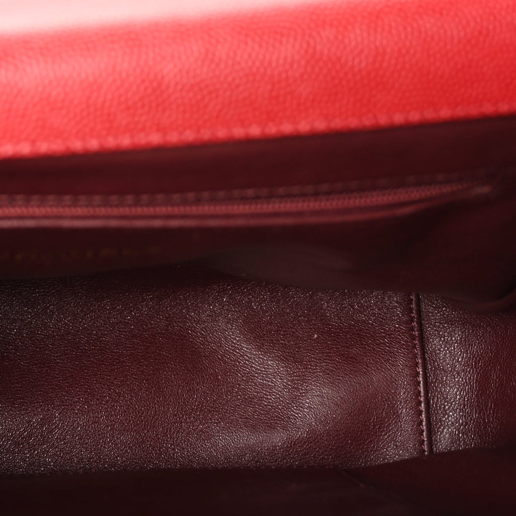 Chanel Caviar Quilted Large Business Affinity Flap  Red