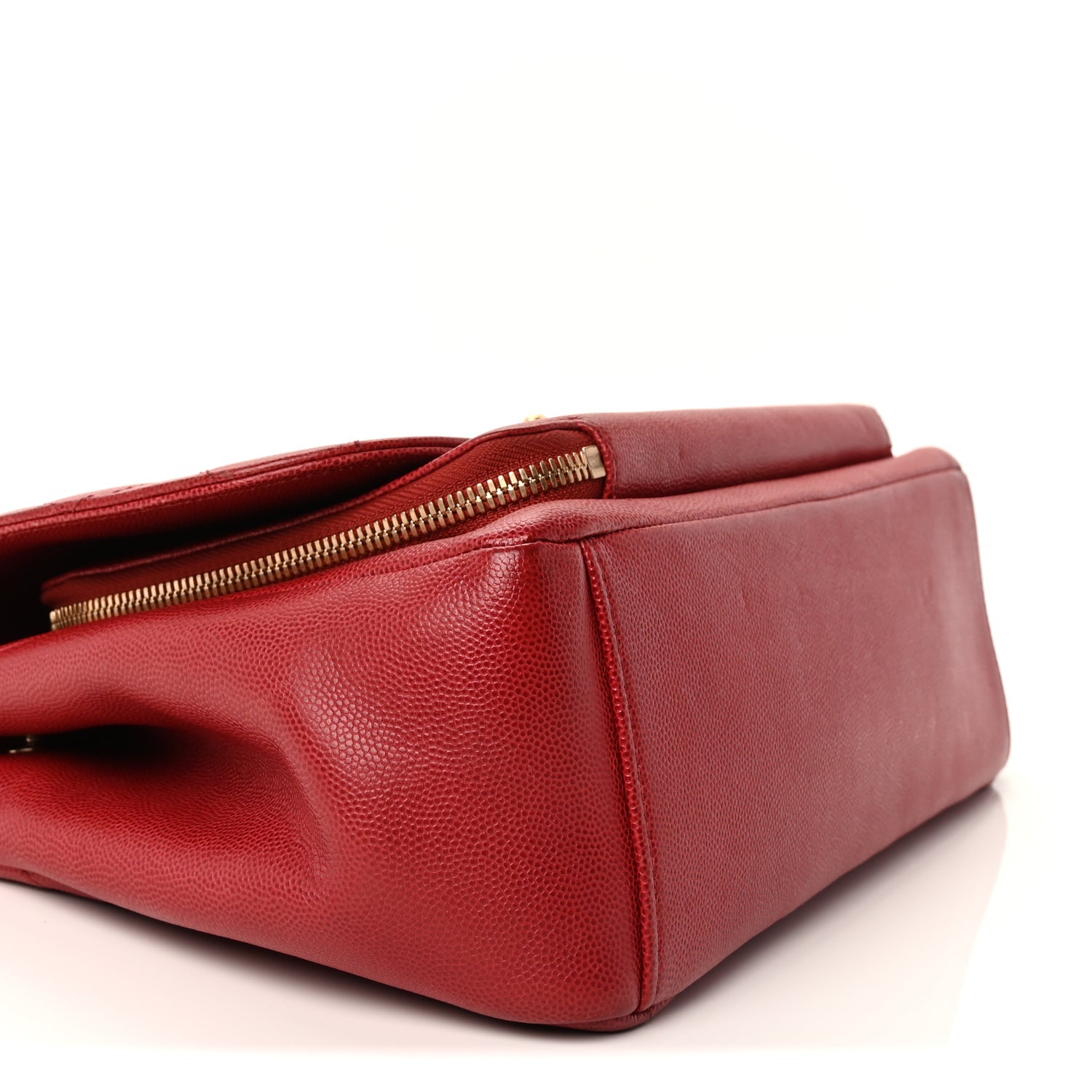 Chanel Caviar Quilted Large Business Affinity Flap  Red