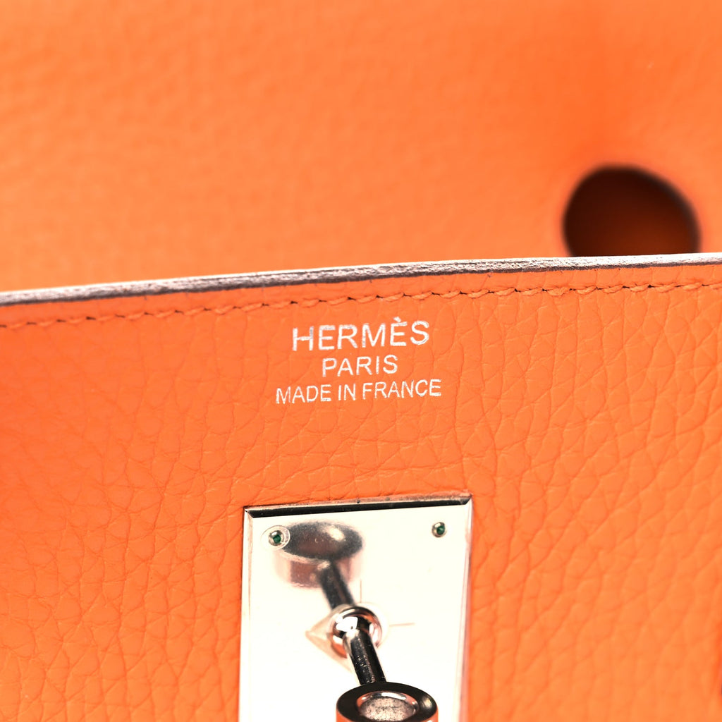 Hermes Togo Birkin 40 Orange