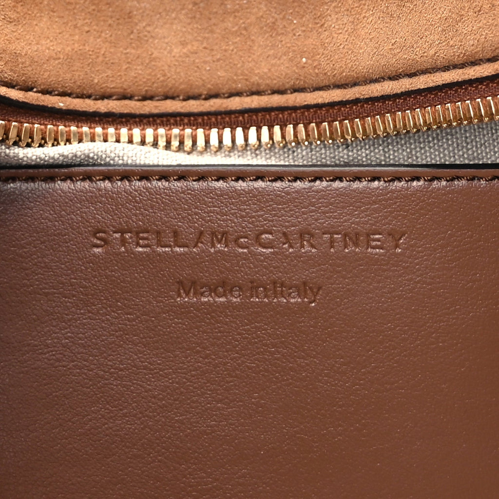 Stella McCartney Vegan Suede Ryder Shoulder Bag  Brandy