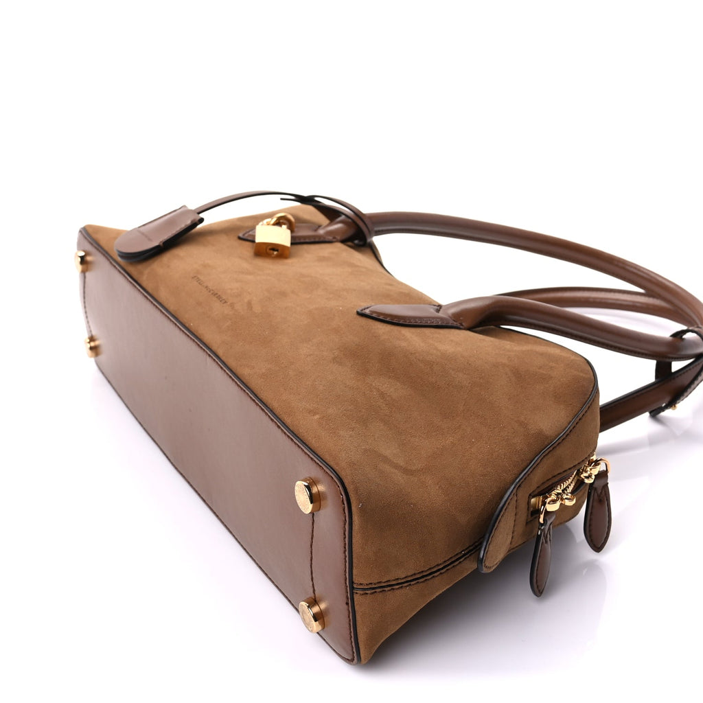 Stella McCartney Vegan Suede Ryder Shoulder Bag  Brandy