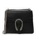 Gucci Calfskin Mini Dionysus Shoulder Bag  Black