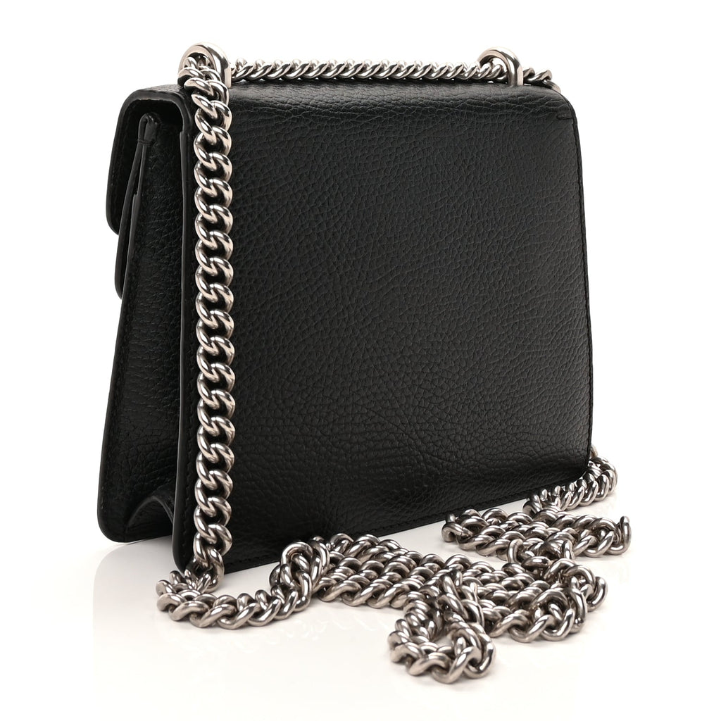 Gucci Calfskin Mini Dionysus Shoulder Bag  Black