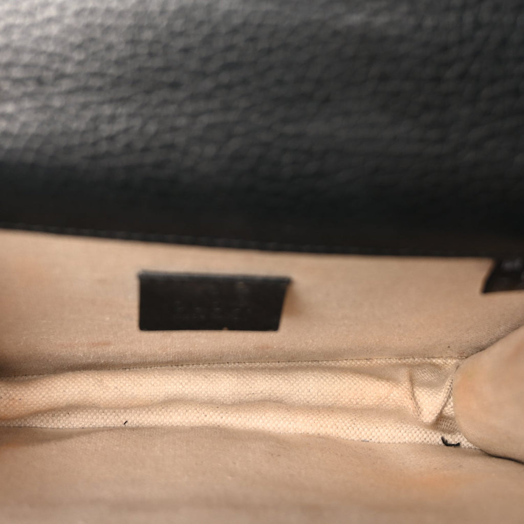 Gucci Calfskin Mini Dionysus Shoulder Bag  Black