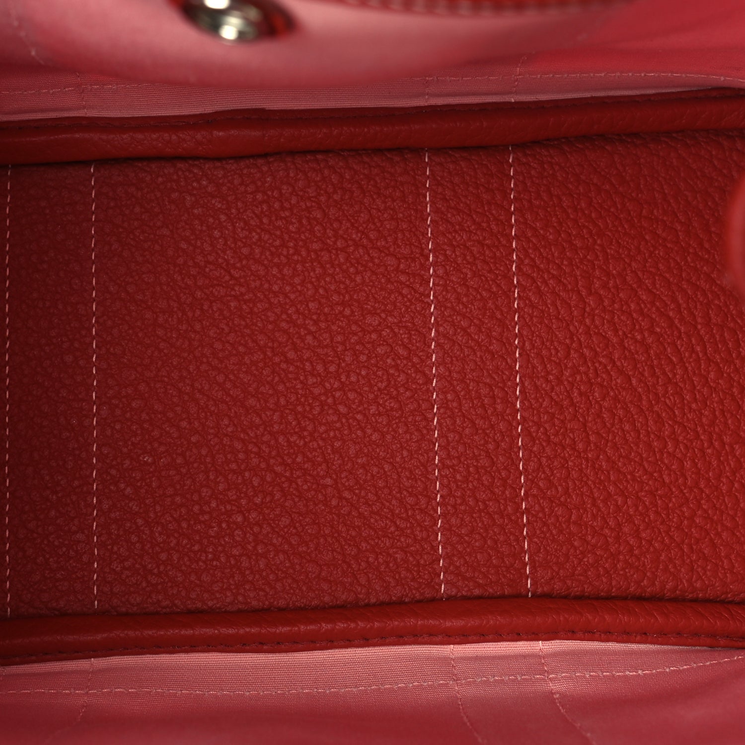 Hermes Toile Militaire Vache Country Garden Party Tote 30  Rose Sakura Rouge Duchesse