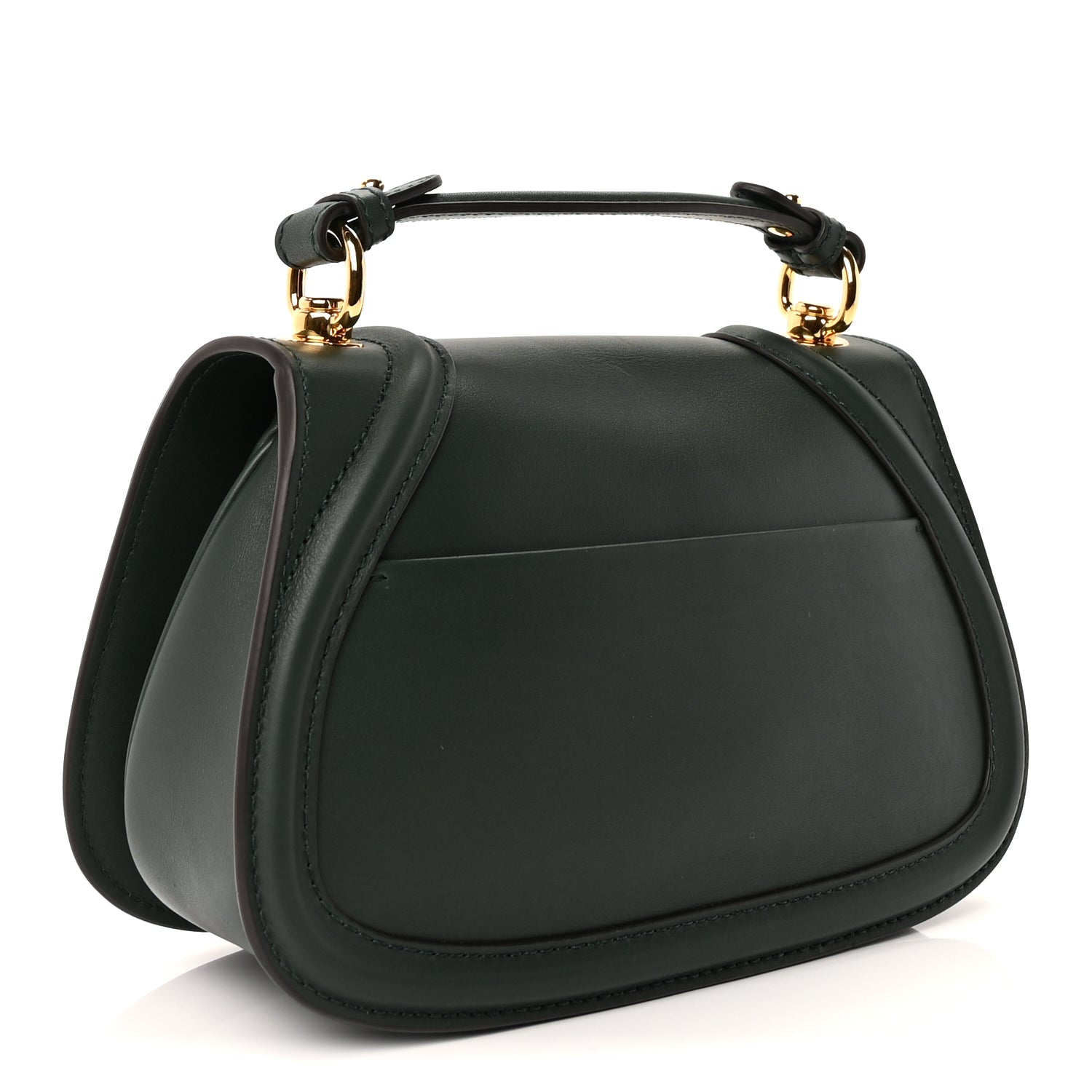 Gucci Roxy Calfskin Medium Blondie Top Handle Bag Green