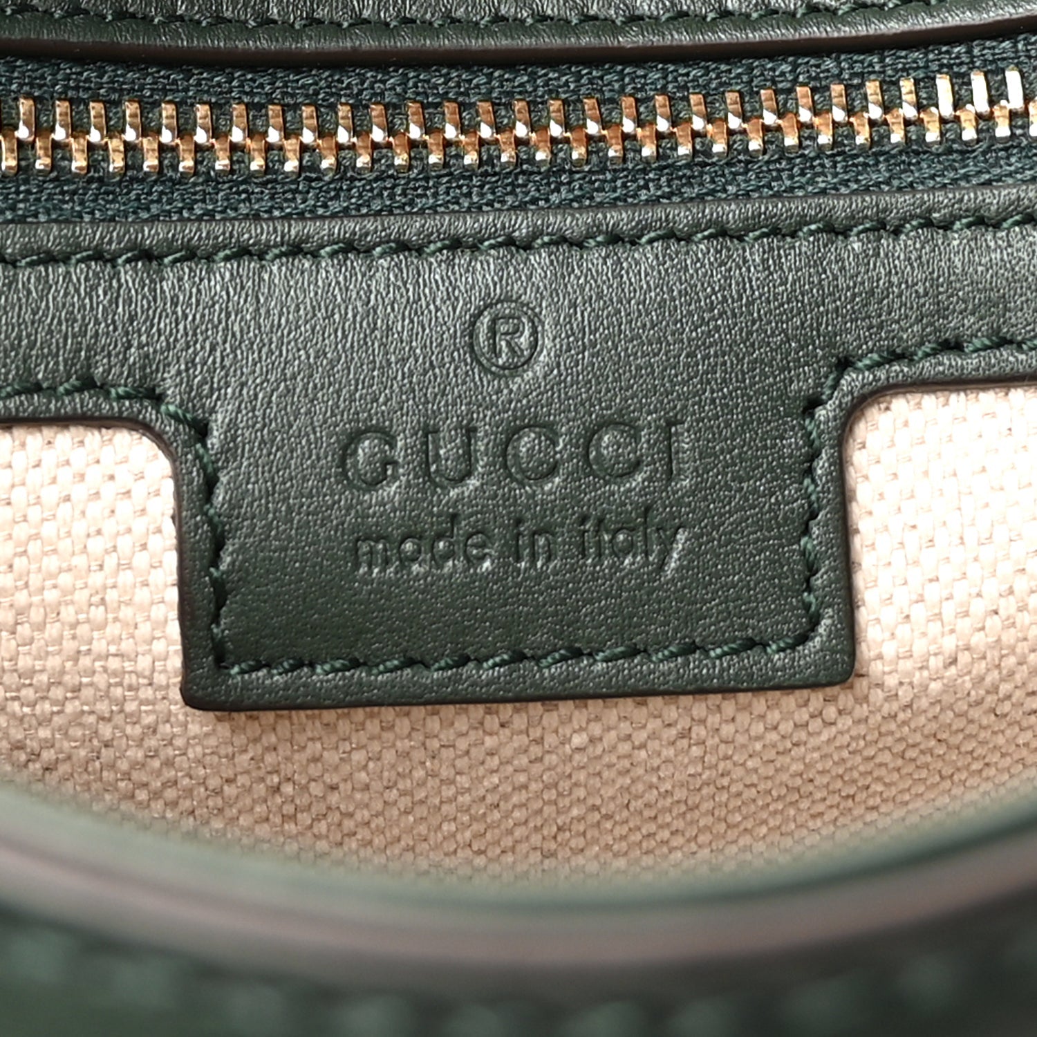 Gucci Roxy Calfskin Medium Blondie Top Handle Bag Green