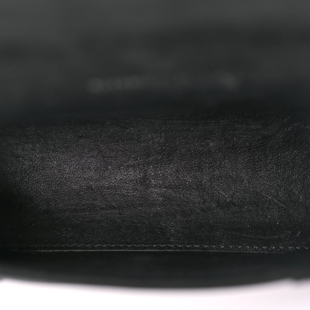 Balenciaga Grained Calfskin Hourglass Top Handle Bag XS Black