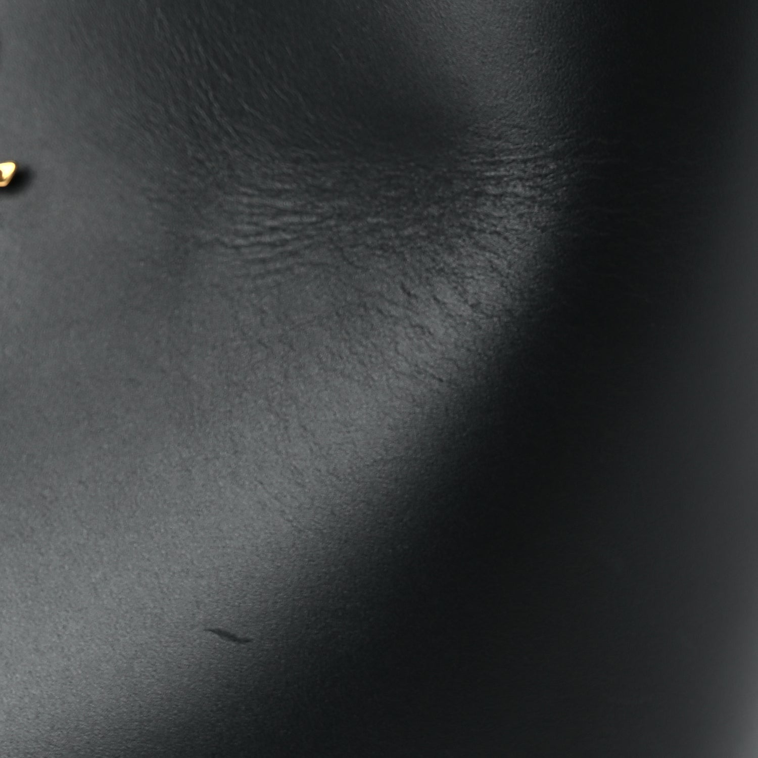 Saint Laurent Shiny Calfskin Le 37 Small Bucket Bag  Black