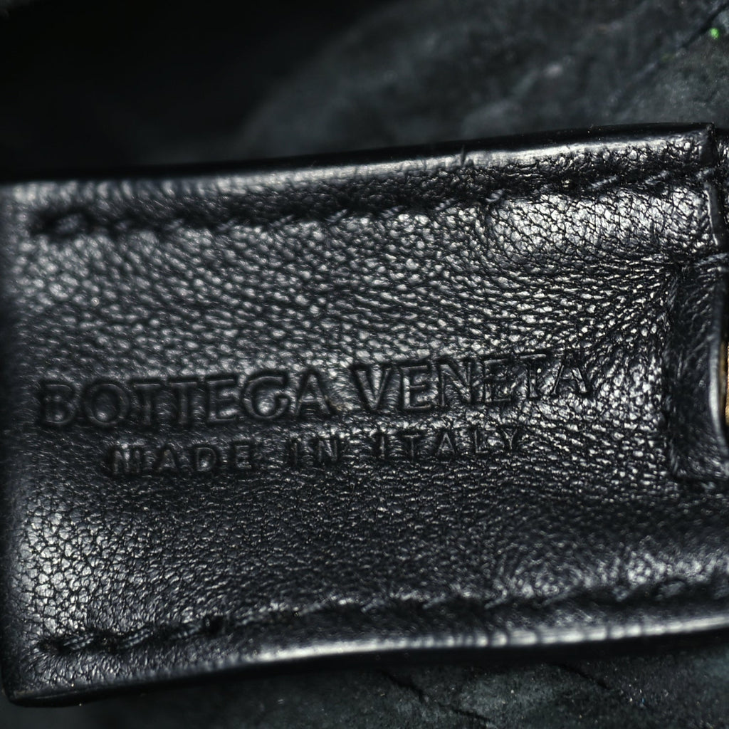 Bottega Veneta Nappa Intrecciato Medium Loop Camera Bag Black