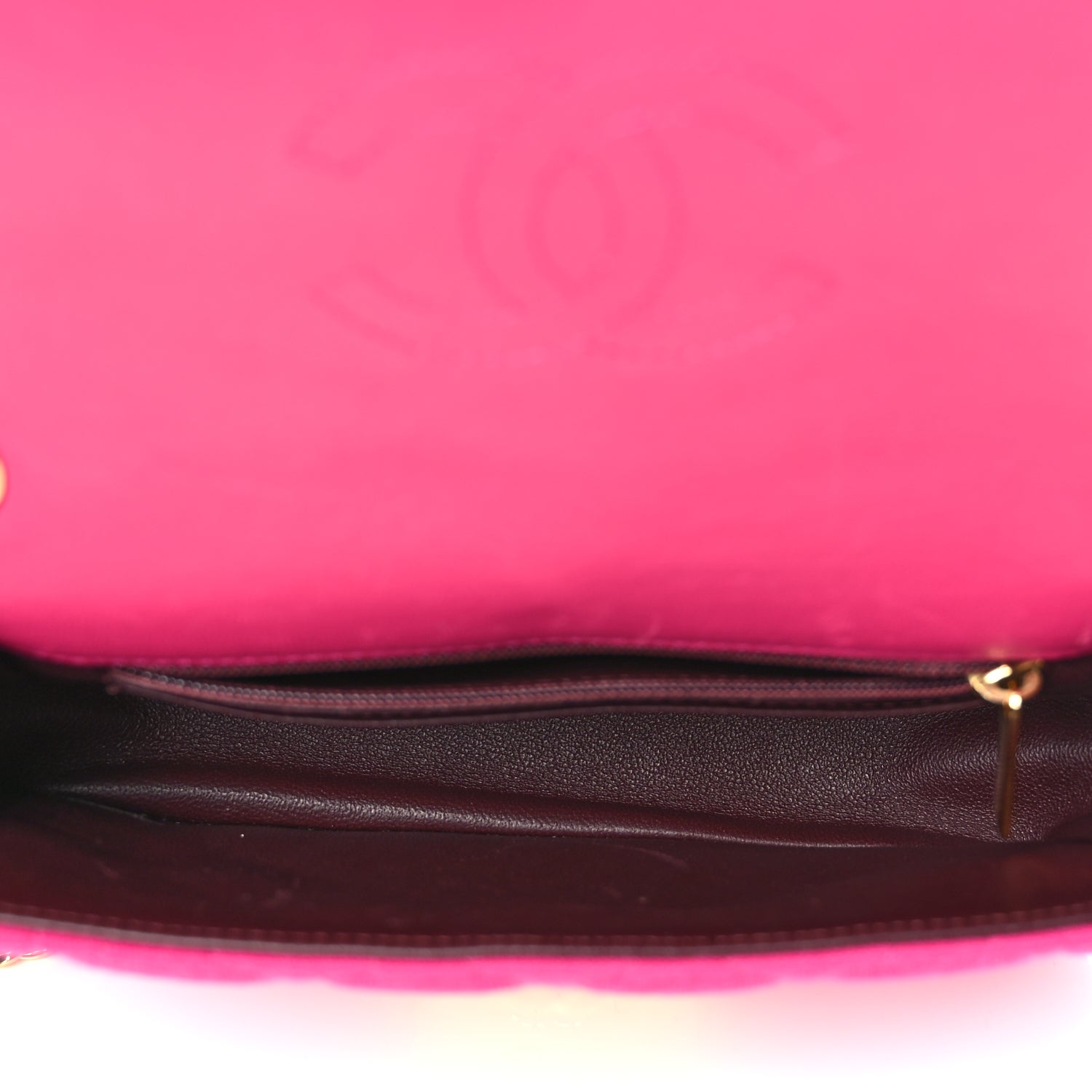 Chanel Jersey Quilted Mini Chic With Me Flap Pink