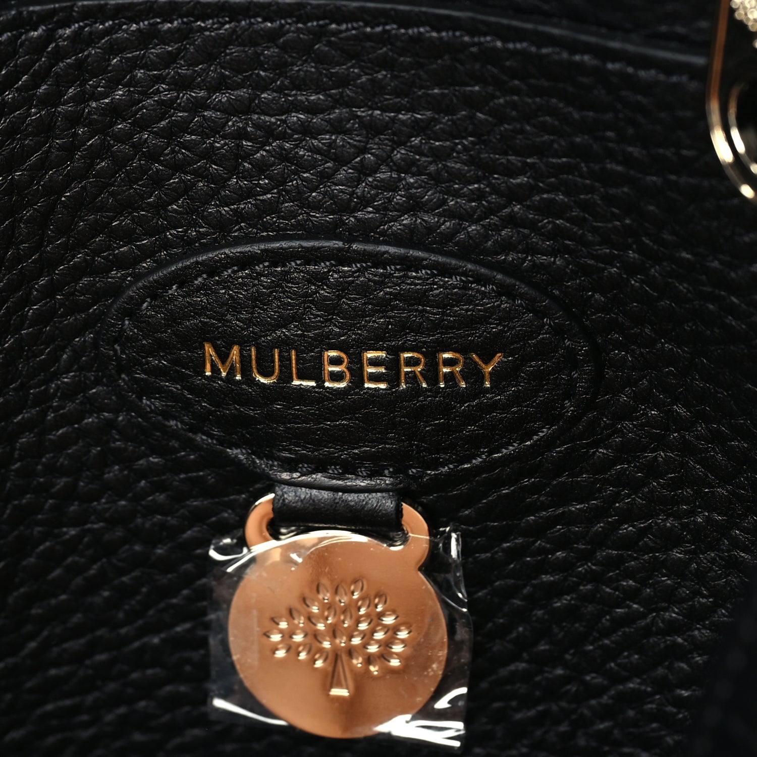 Mulberry Small Classic Grain Bayswater Black