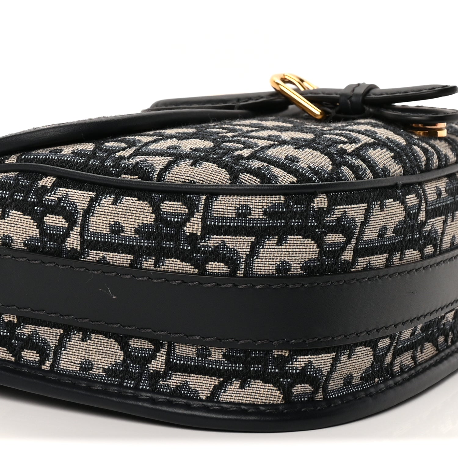 Christian Dior Oblique Medium Bobby Flap Blue