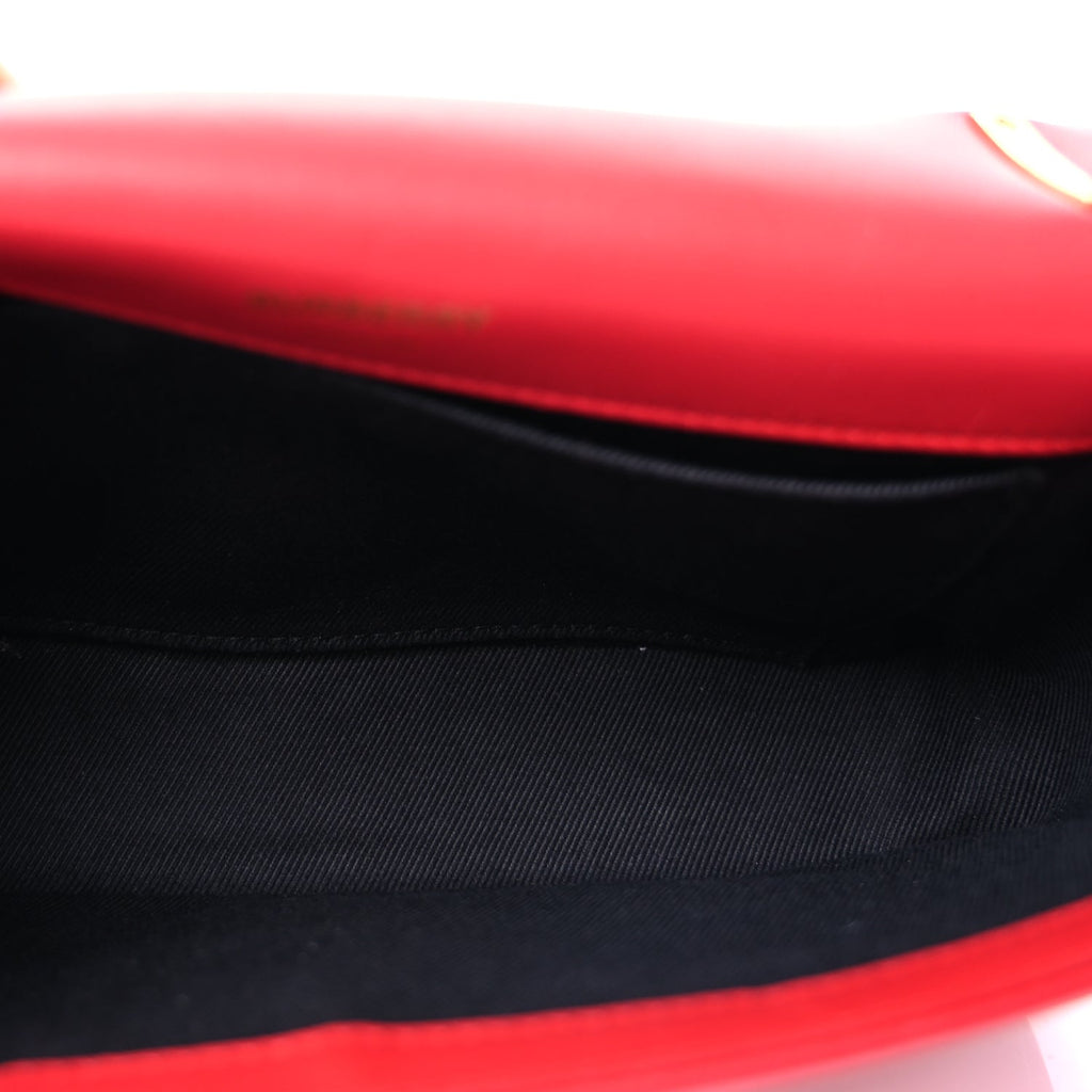 Burberry Lambskin Quilted Small Lola Bag Red