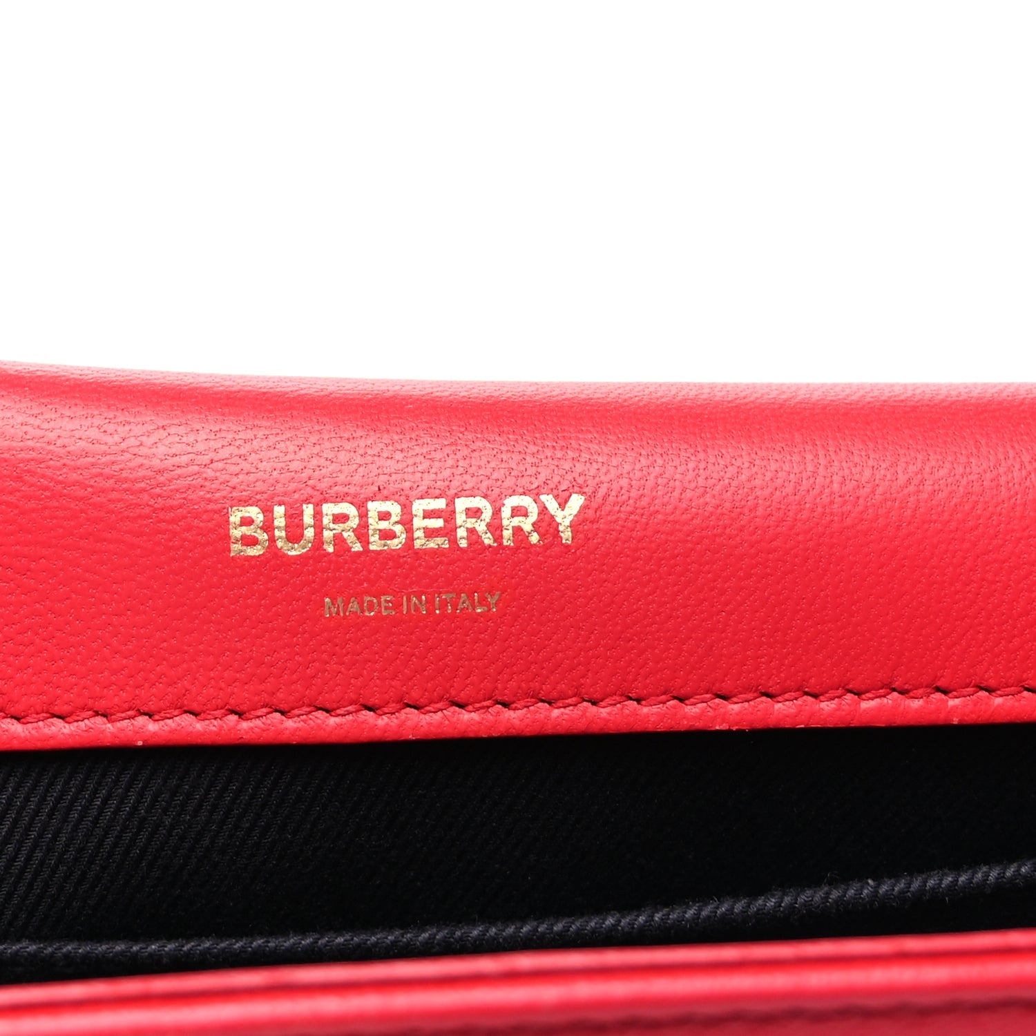Burberry Lambskin Quilted Small Lola Bag Red