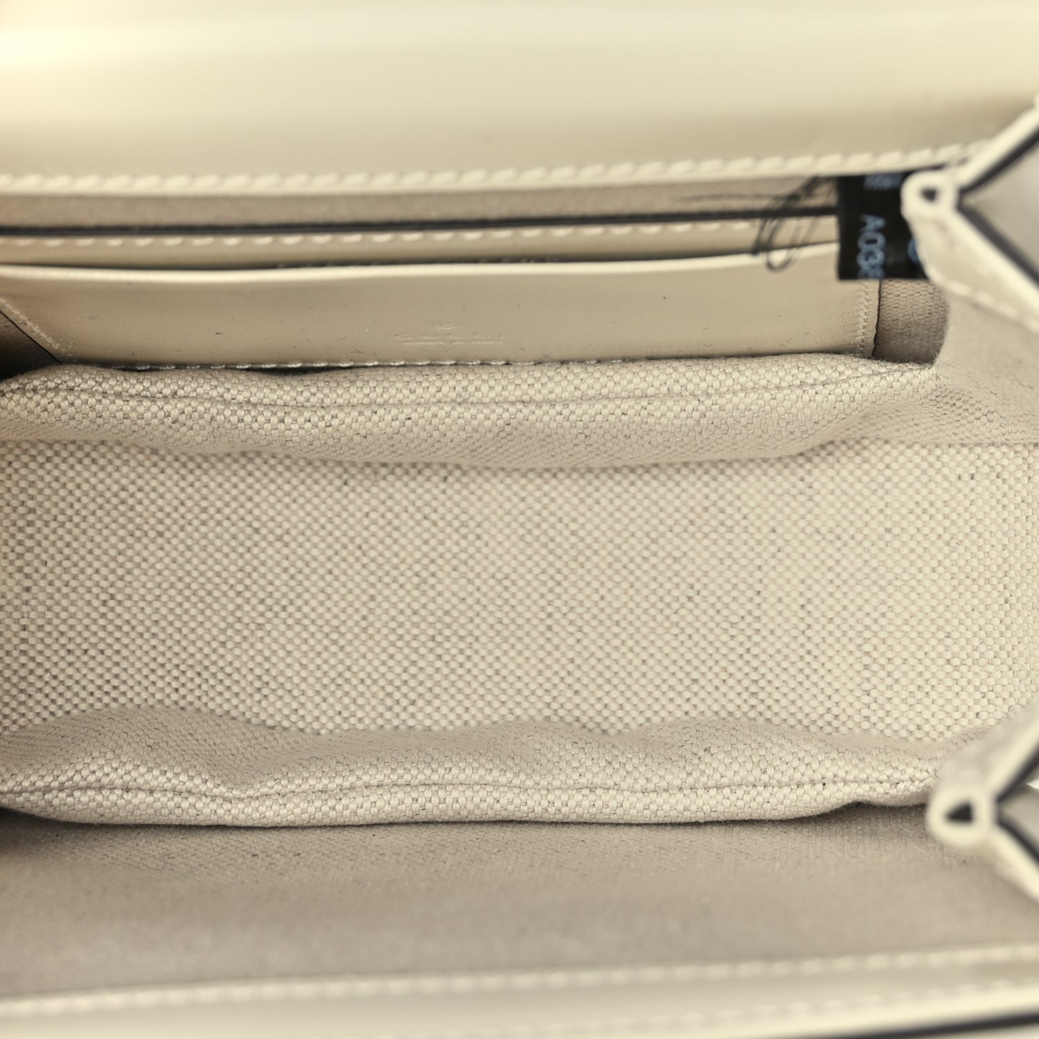 Gucci Boarded Dyana Lux Calfskin Web Mini Bamboo 1947 Top Handle Bag Mystic White