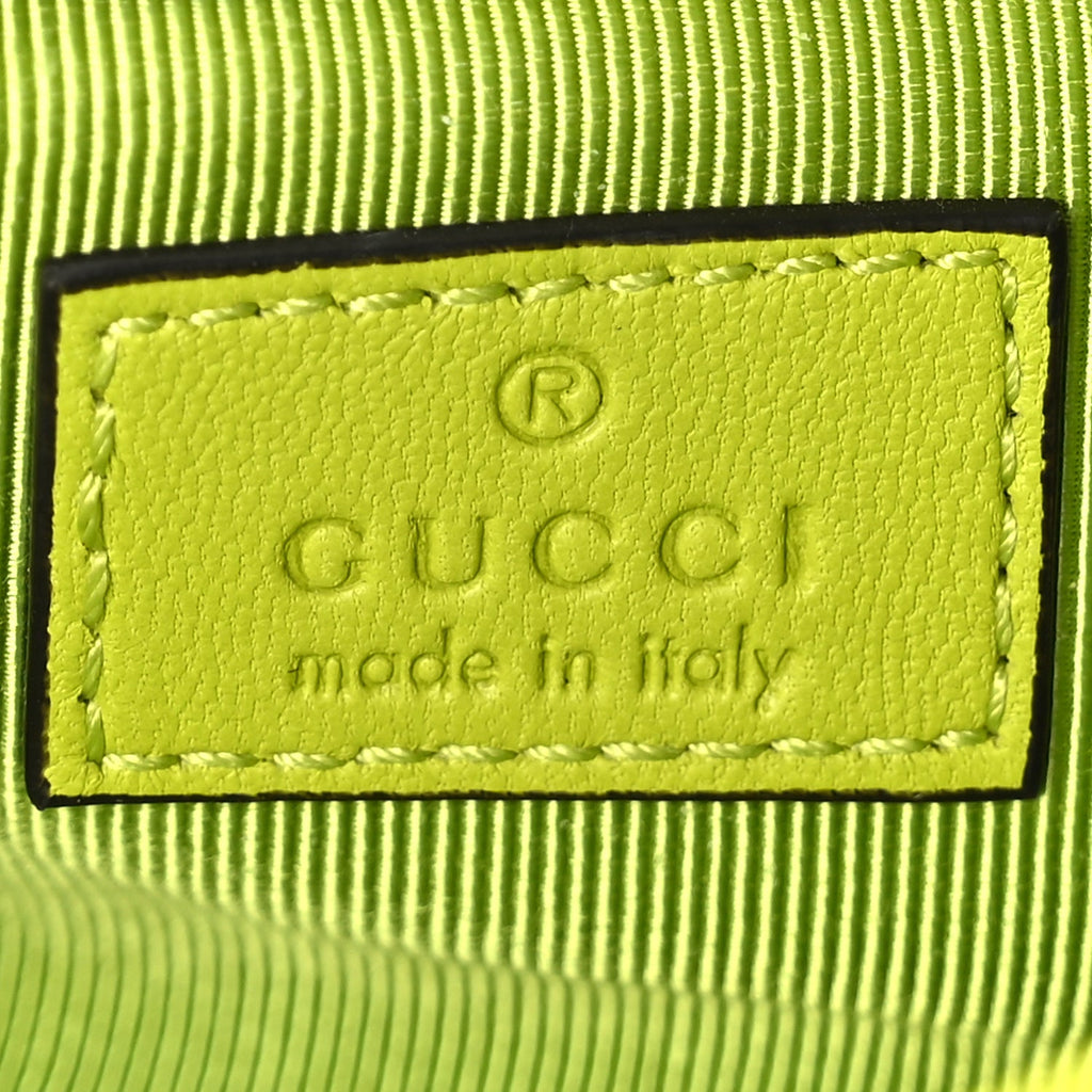 Gucci Lambskin Matelasse Mini GG Marmont Shoulder Bag  Firefly