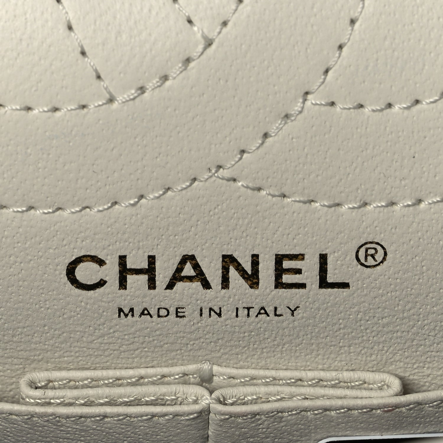 Chanel Shearling Lambskin Aged Calfskin Quilted 2.55 Reissue 225 Flap White