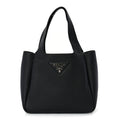 Prada Vitello Daino Soft Small Dynamique Tote Black