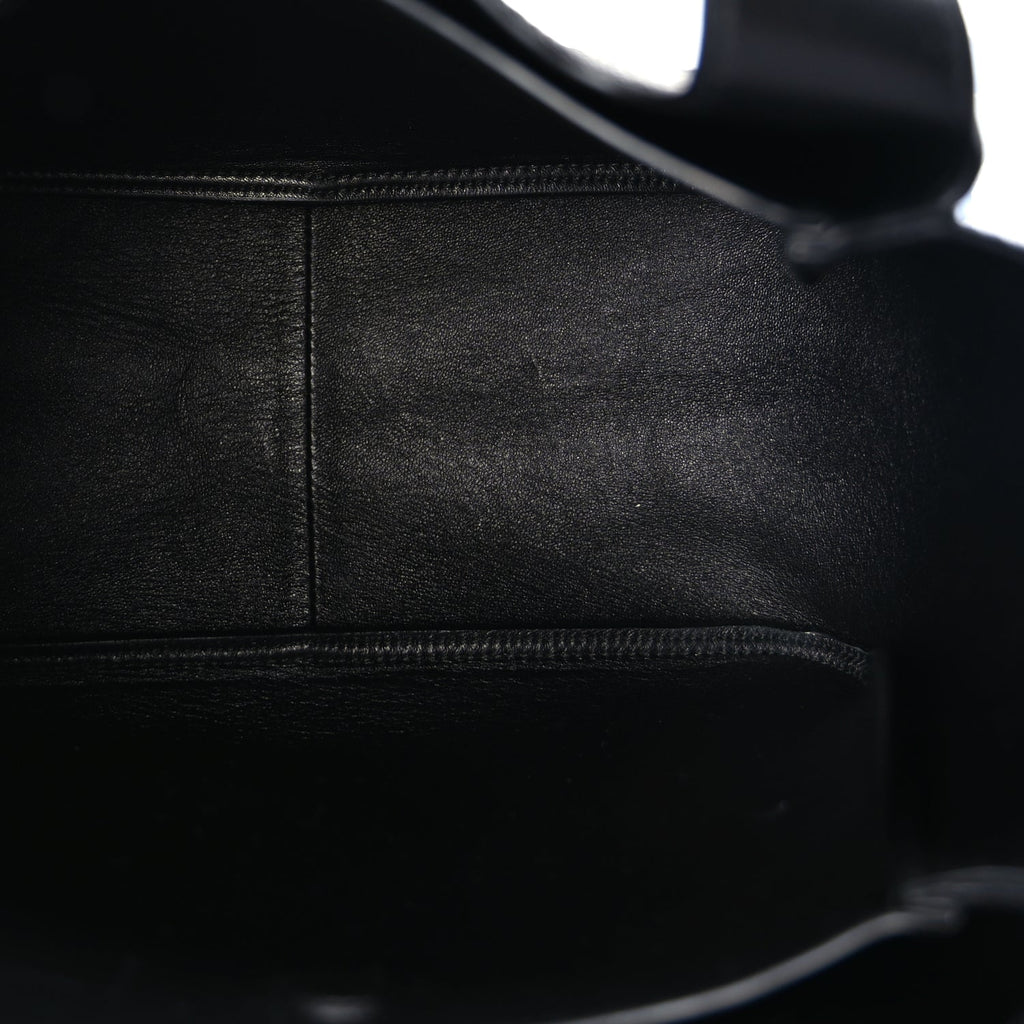 Prada Vitello Daino Soft Small Dynamique Tote Black