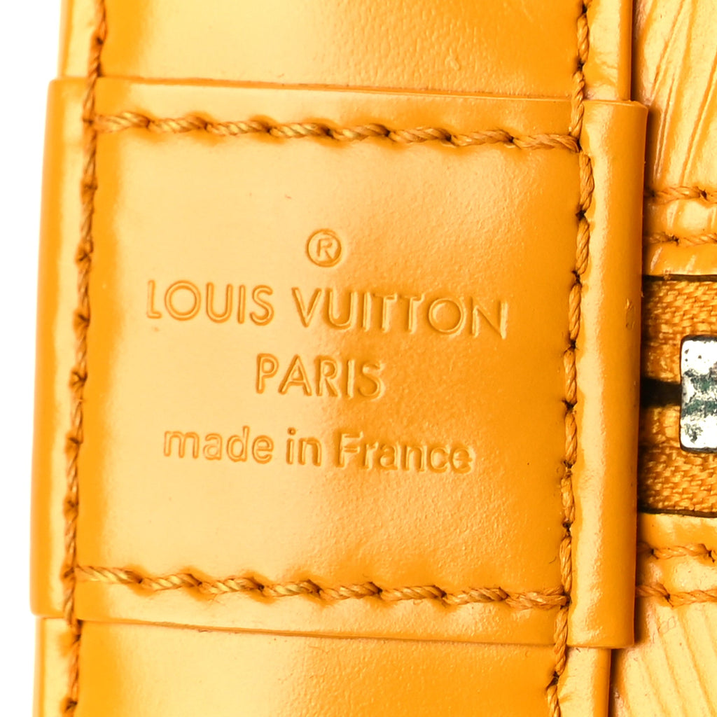 Louis Vuitton Epi Alma MM  Mimosa