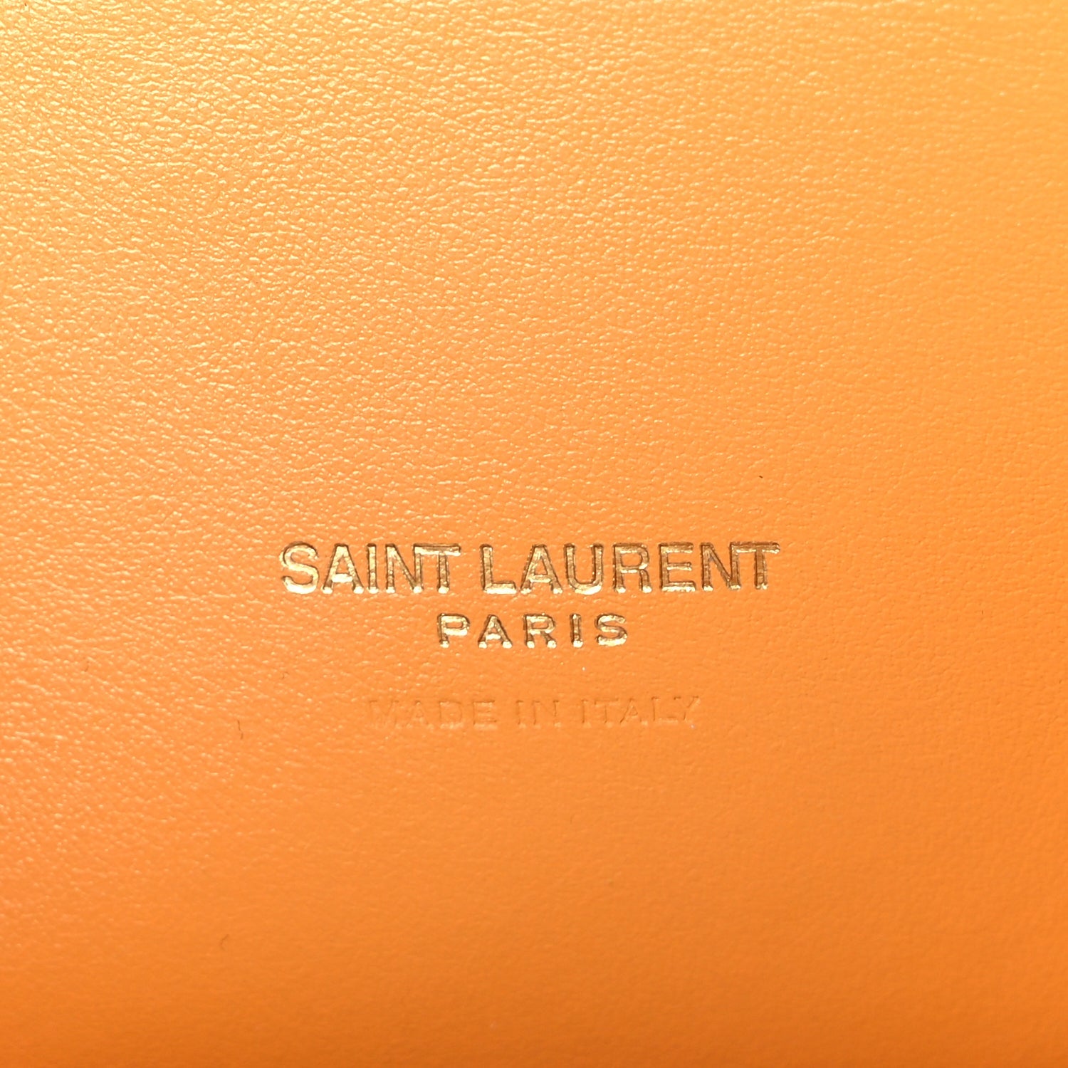 Saint Laurent Palmelatto Calfskin Baby Sac De Jour Senape Yellow
