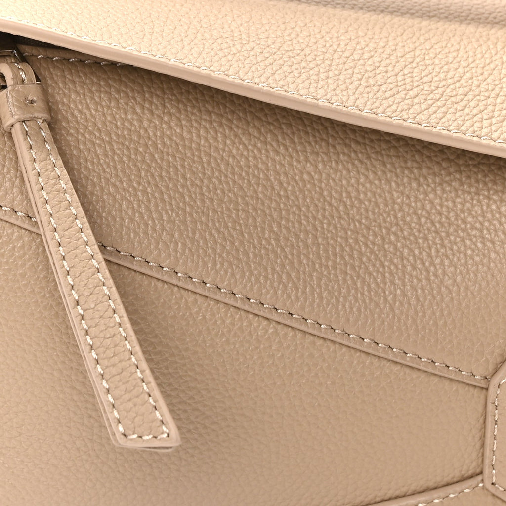 Loewe Calfskin Mini Puzzle Edge Bag Clay
