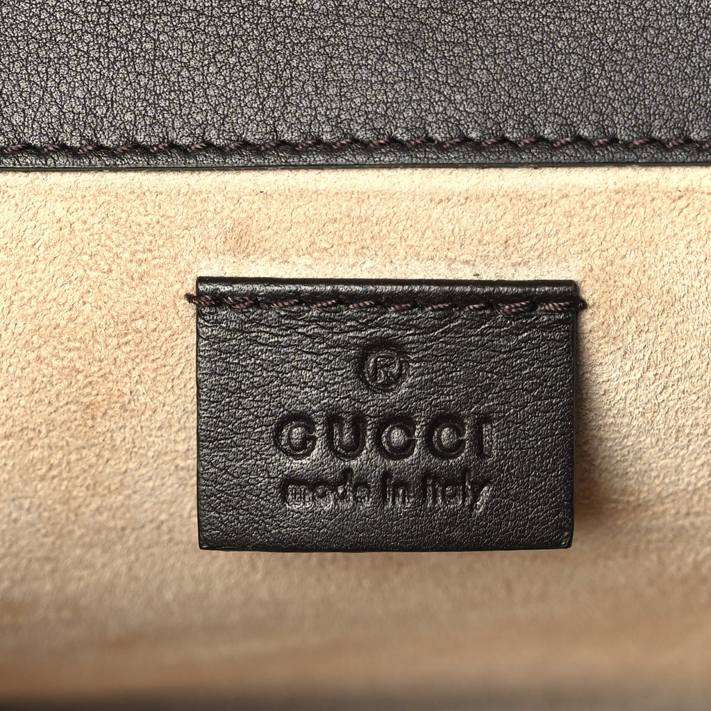 Gucci GG Supreme Monogram Snakeskin Embroidered Small Dionysus Shoulder Bag