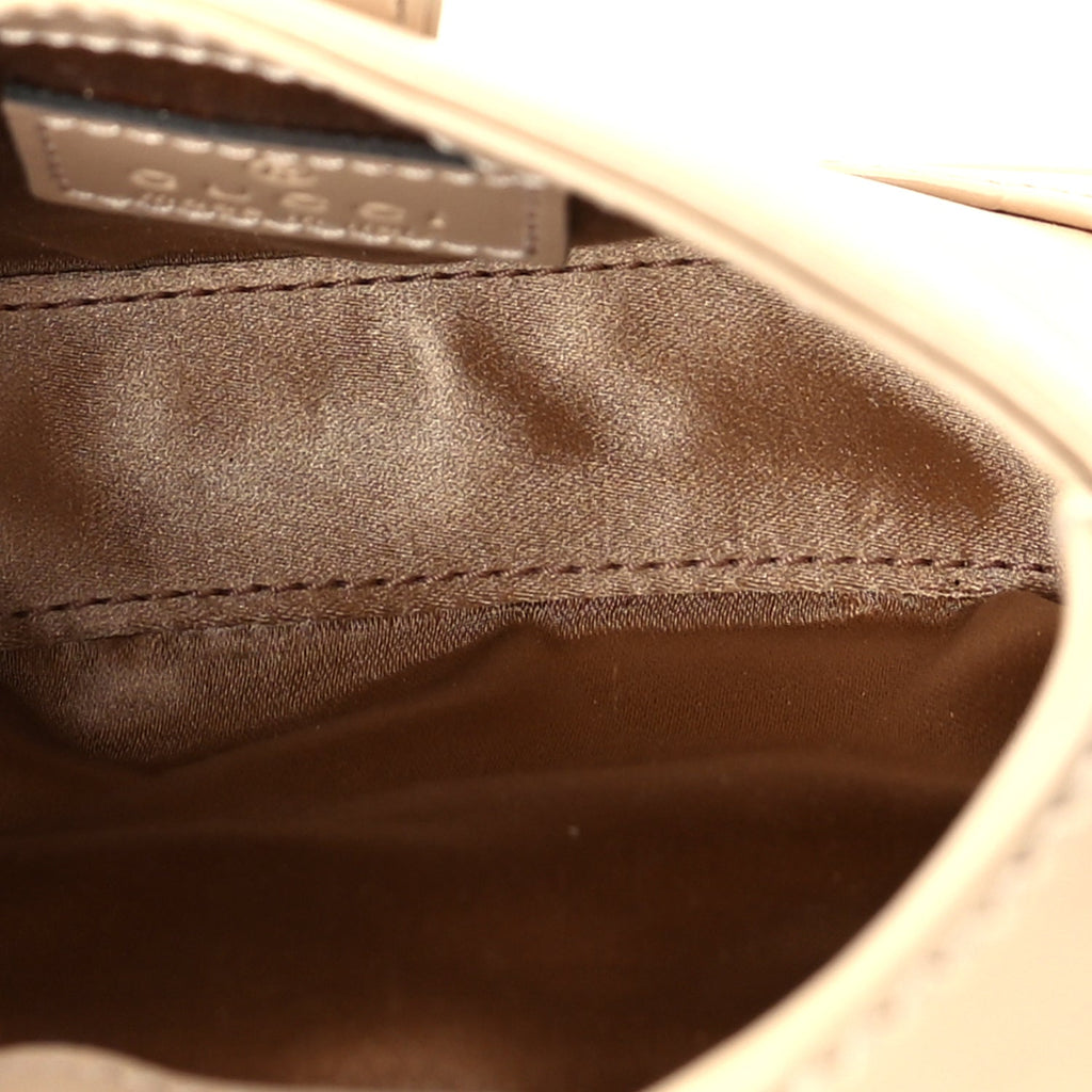 Gucci Boarded Dyana Lux Calfskin Nano Jackie 1961 Hobo Beige