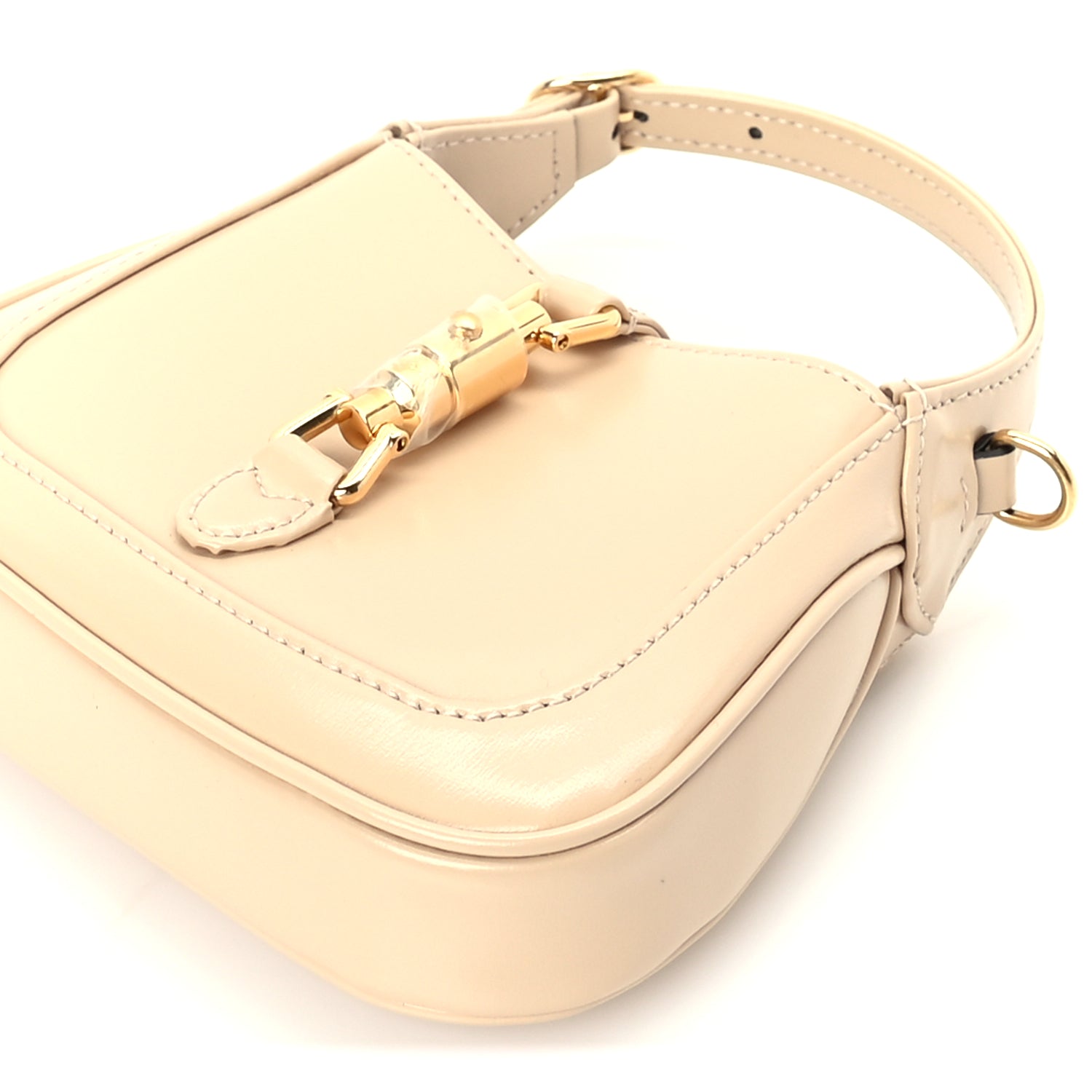 Gucci Boarded Dyana Lux Calfskin Nano Jackie 1961 Hobo Beige