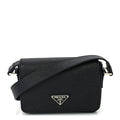 Prada Saffiano Shoulder Bag Black