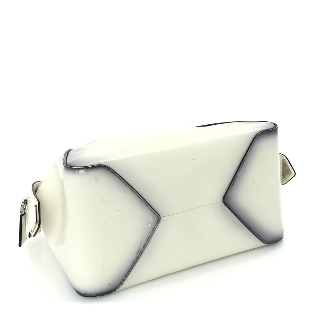 Prada Spazzolato Small Supernova Handbag White Sfumato