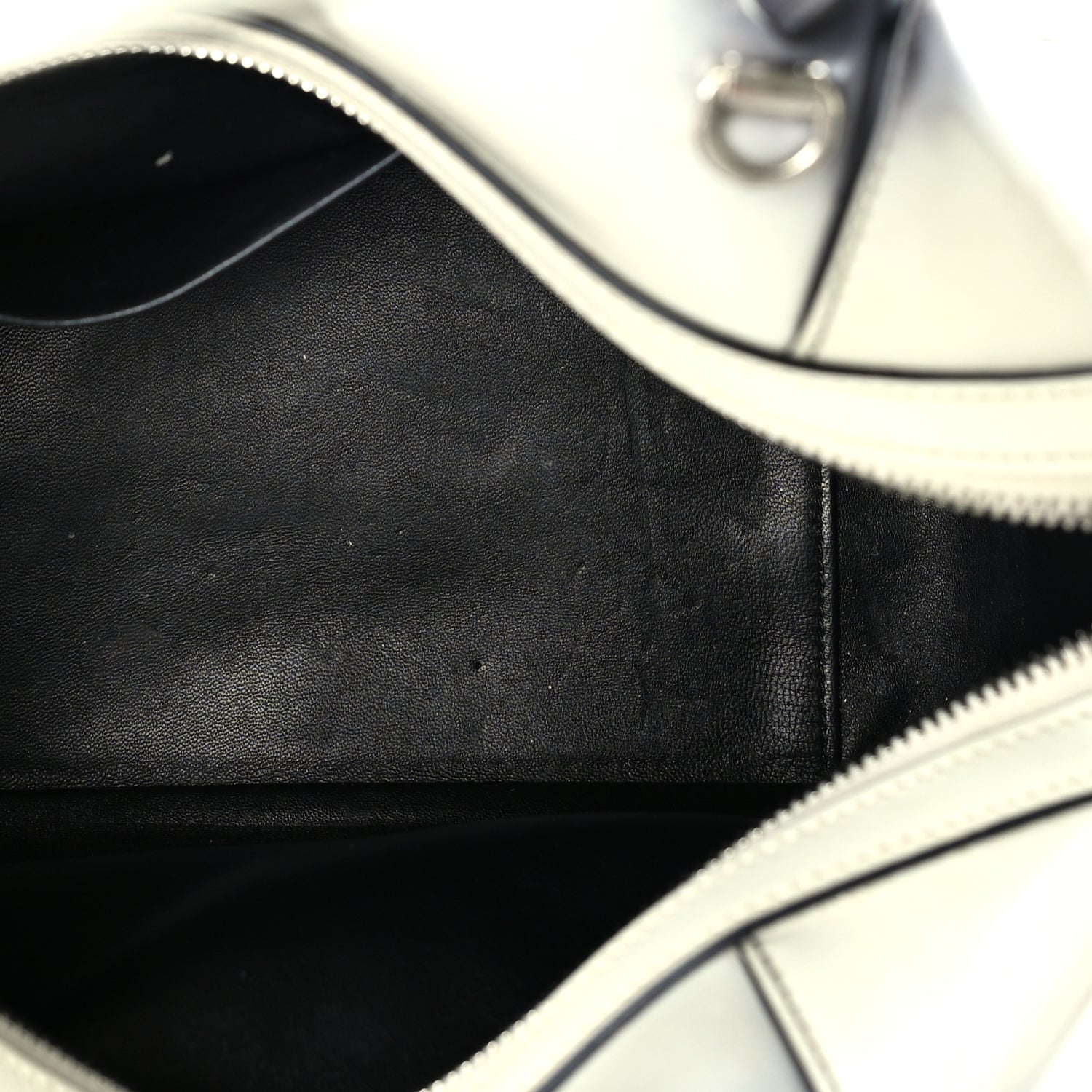 Prada Spazzolato Small Supernova Handbag White Sfumato