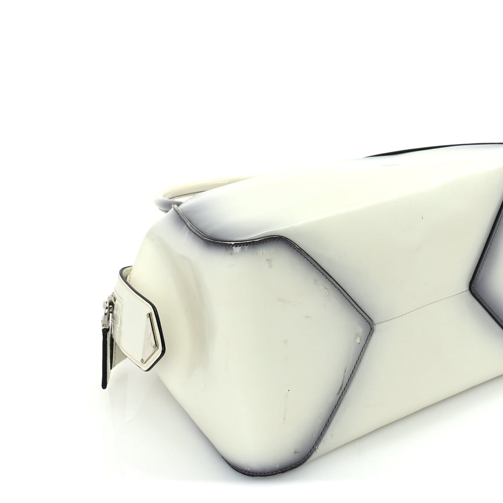 Prada Spazzolato Small Supernova Handbag White Sfumato