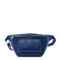 Gucci Calfskin GG Tennis Embossed Pocket Belt Bag Metal Blue